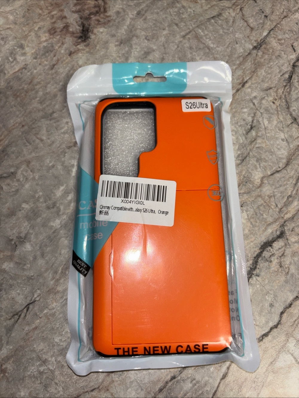 Samsung Orange Protective Phone Case for S26 Ultra